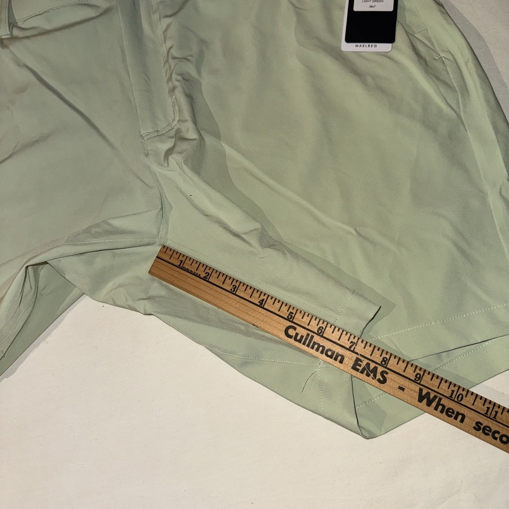 Maelreg Performance Light Green Mint Golf Shorts Men's Size 38x7 NWT - Picture 6 of 10